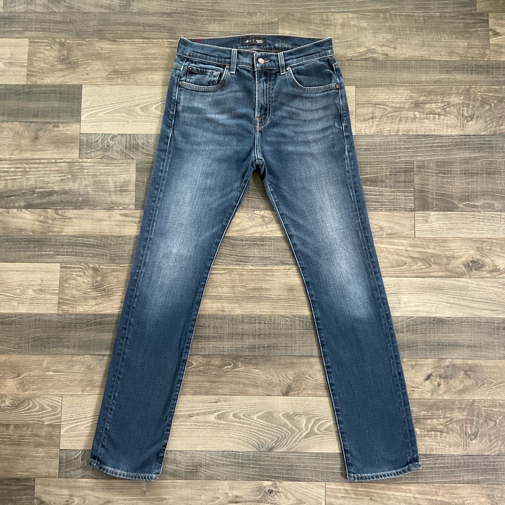 30x32 7 For All Mankind 7FAM Adrien Series 7 Denim Jeans Men’s 30 Blue Tapered